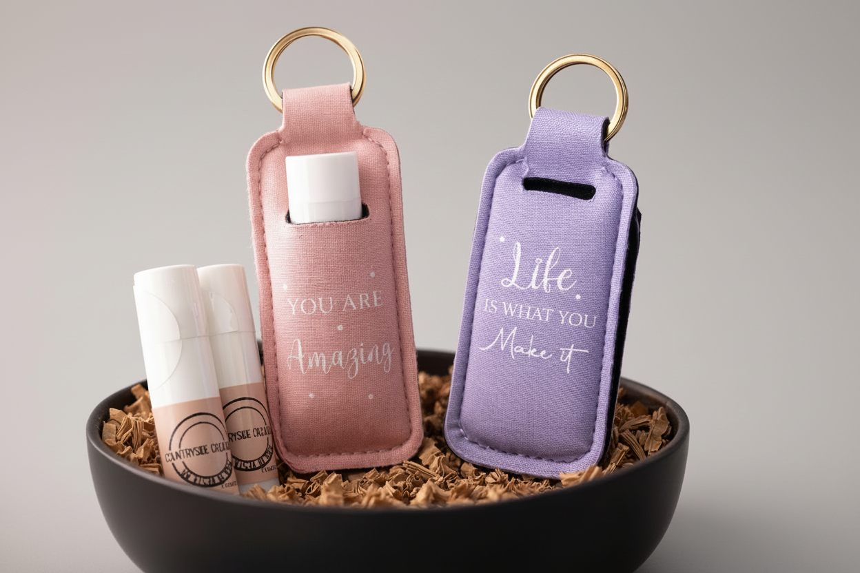 Tallow Lip Balm Keychain Holder